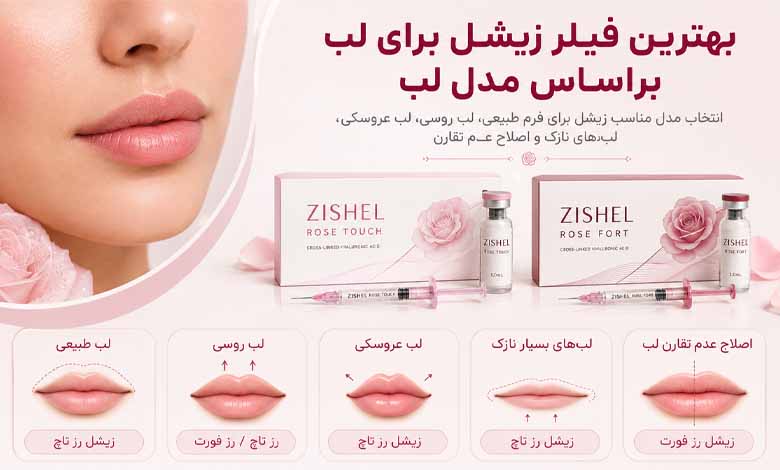 بهترین فیلر زیشل برای لب براساس مدل لب